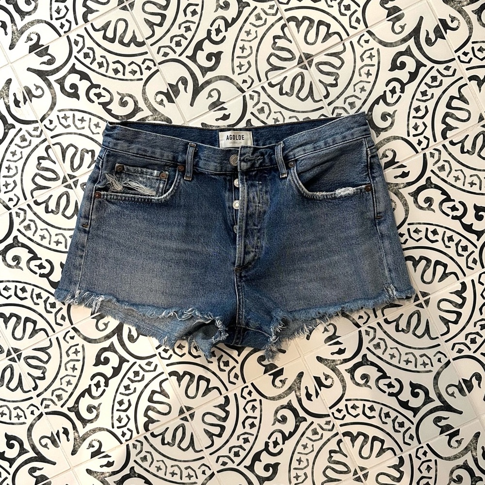 Agolde Parker Denim Shorts